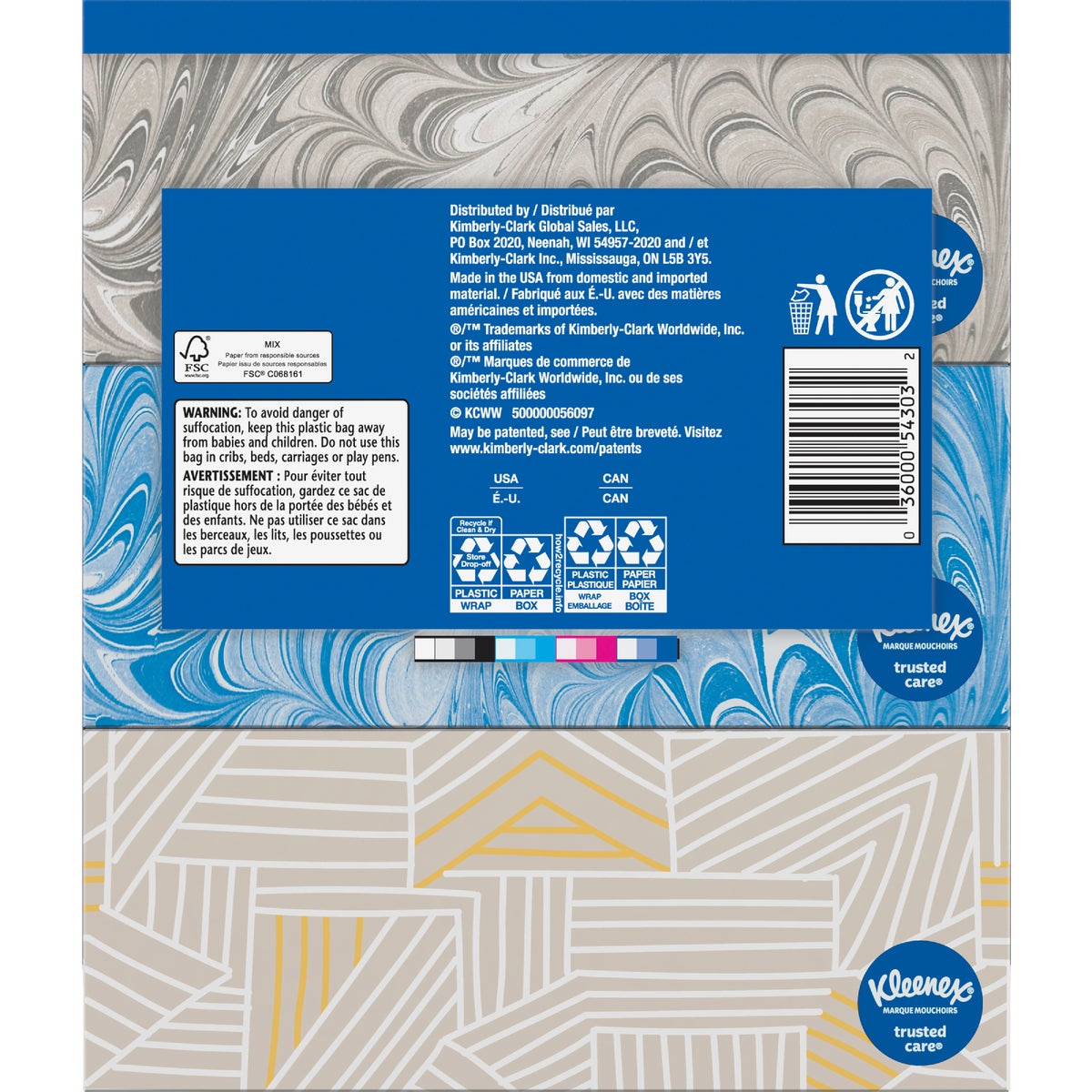 Kleenex Trusted Care 145 Count 2-Ply White Facial Tissue (3-Pack)