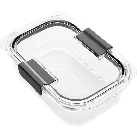 Rubbermaid Brilliance 3.2 C. Clear Rectangle Food Storage Container