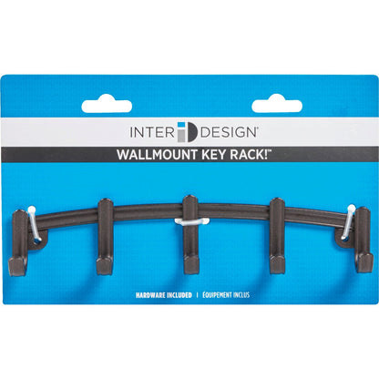 InterDesign York Lyra Wall Mount Key Rack