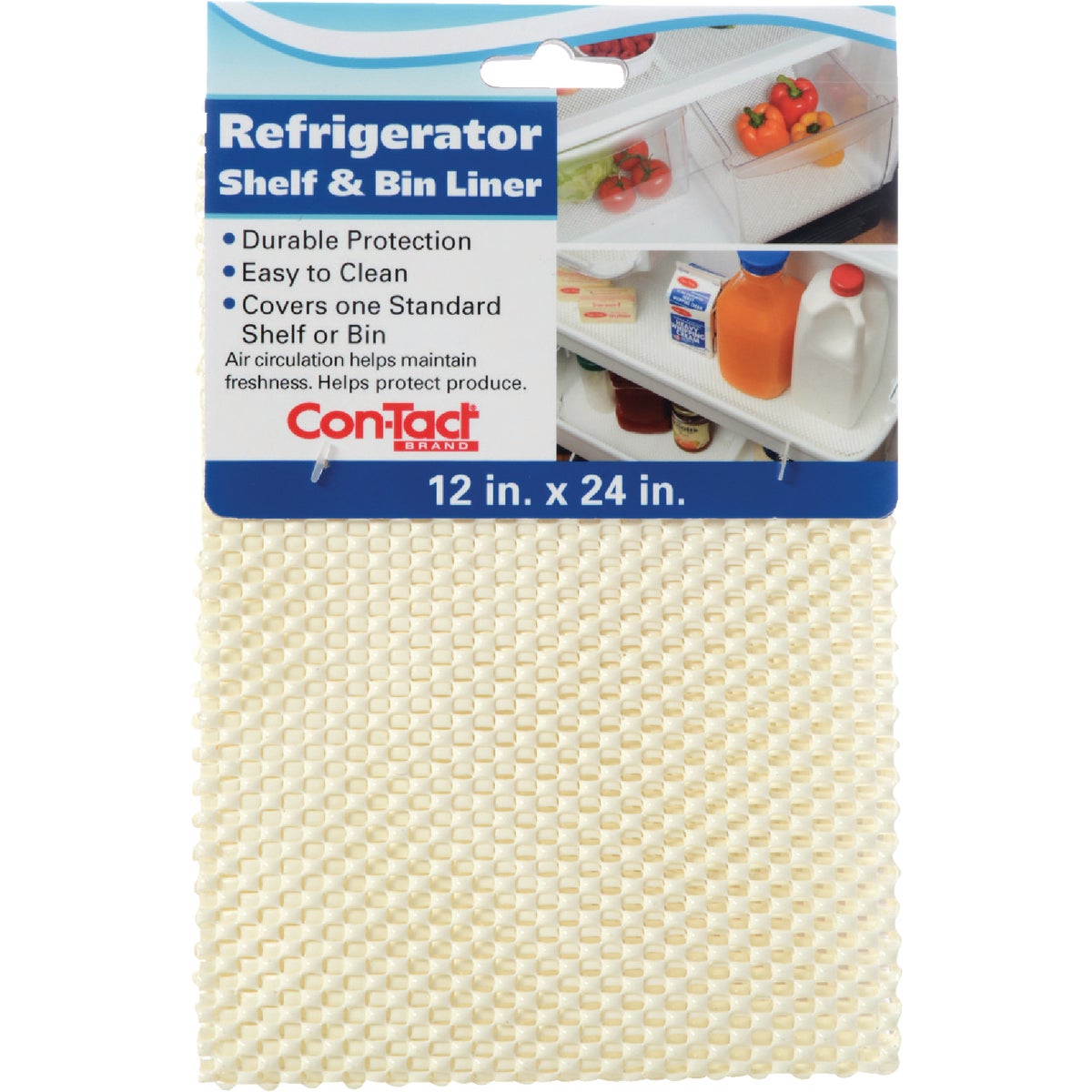 Con-Tact Refrigerator Bin Non-Adhesive Shelf Liner