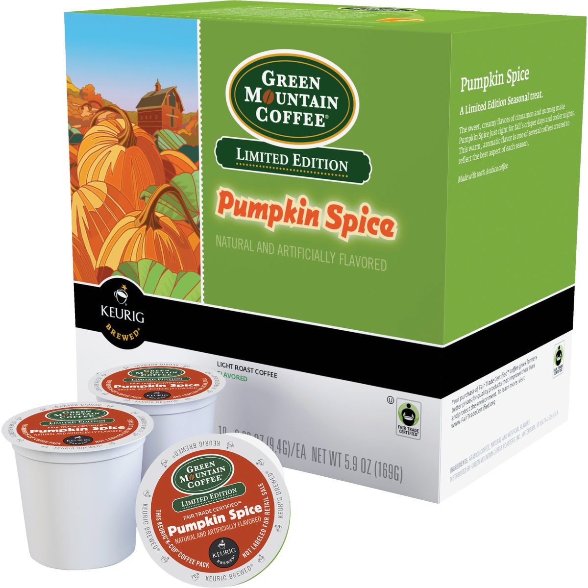 Keurig Green Mountain Pumpkin Spice Coffee K-Cup (18-Pack)