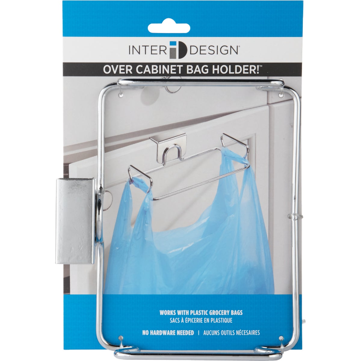 InterDesign Classico Chrome 5.5 In. W x 2 In. H x 6.5 In. L Bag Holder