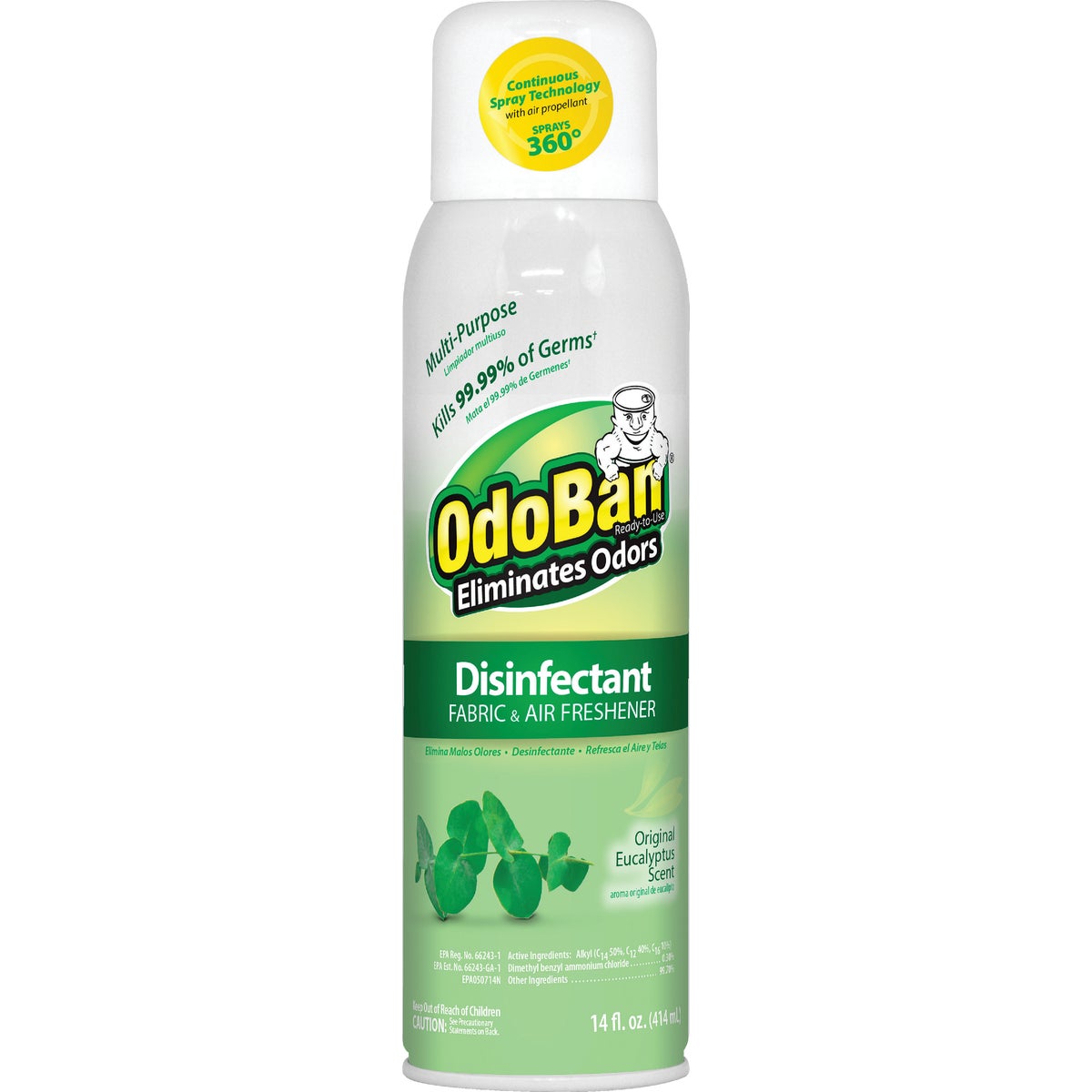 OdoBan 14 Oz. Eucalyptus Fabric & Air Freshener