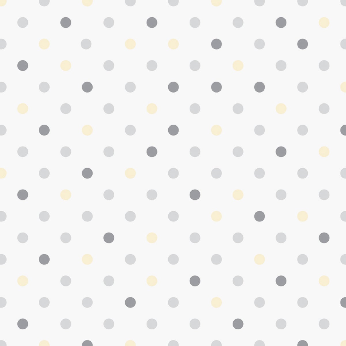 Con-Tact Grip Print 18 In. x 4 Ft. Dottie Gray Non-Adhesive Shelf Liner