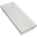 InterDesign Linus 6 In. W. x 15 In. L. x 2 In. D. Clear Drawer Organizer Tray