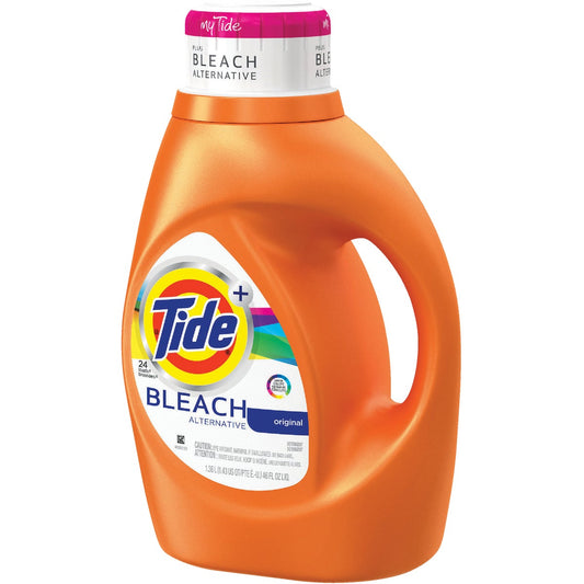 Tide+ 46 Oz. 24 Load Bleach Alternative 2X Liquid Laundry Detergent