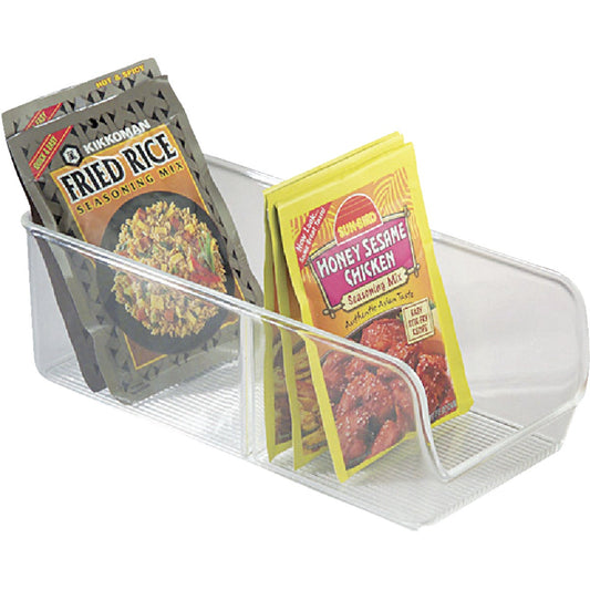 InterDesign Linus Clear Pack Place Storage Tray