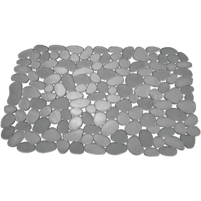 InterDesign Pebblz 10.5 In. x 12.25 In. Graphite Sink Mat