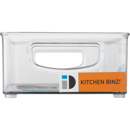 InterDesign Kitchen Binz 6 In. x 10 In. x 3 In. Clear Drawer Organizer Tray