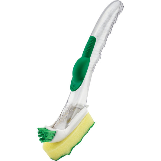 Libman Green 95% Recycled PET Water Bottles Polypropylene Dish Brush