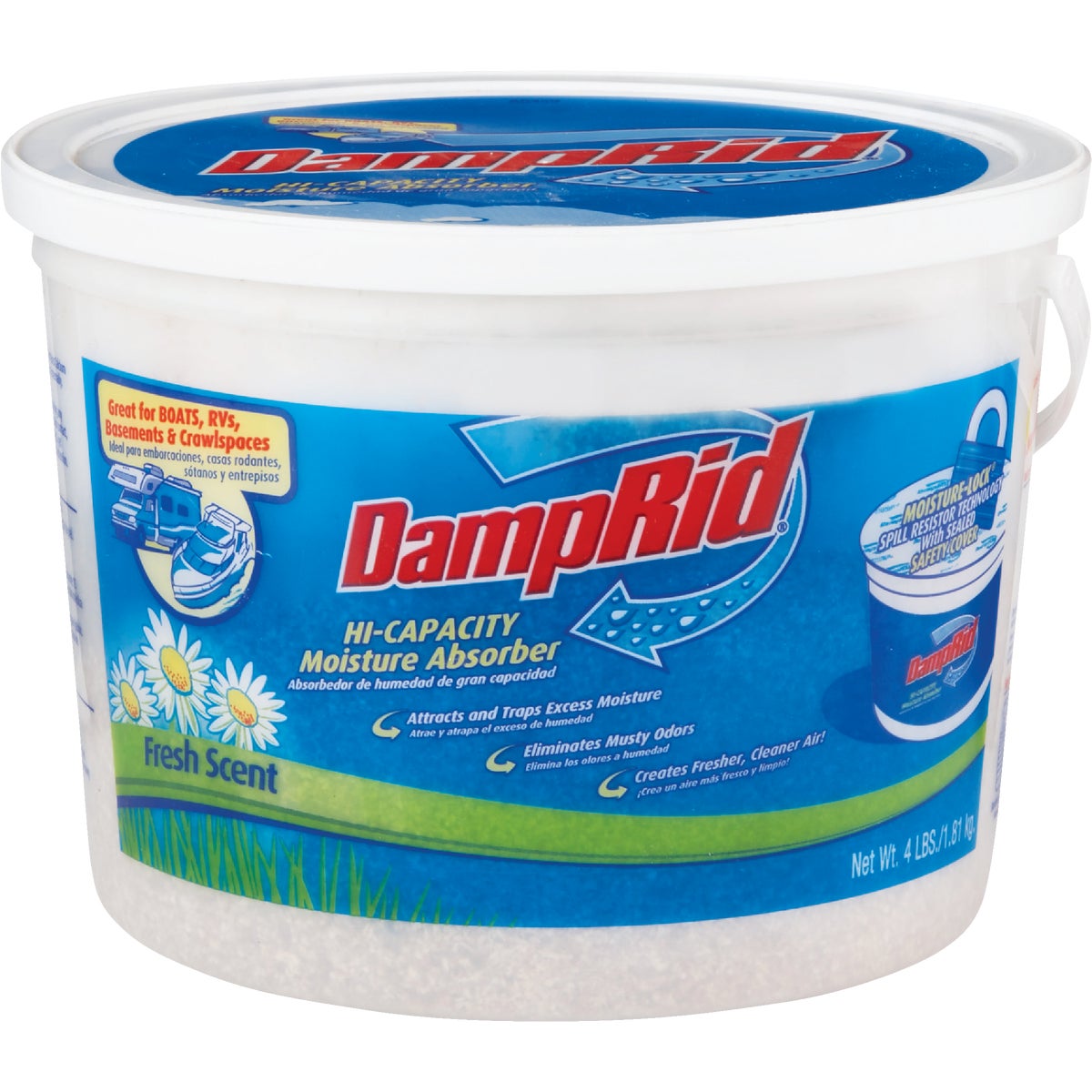DampRid 64 Oz Hi-Capacity Fresh Scent Moisture Absorber