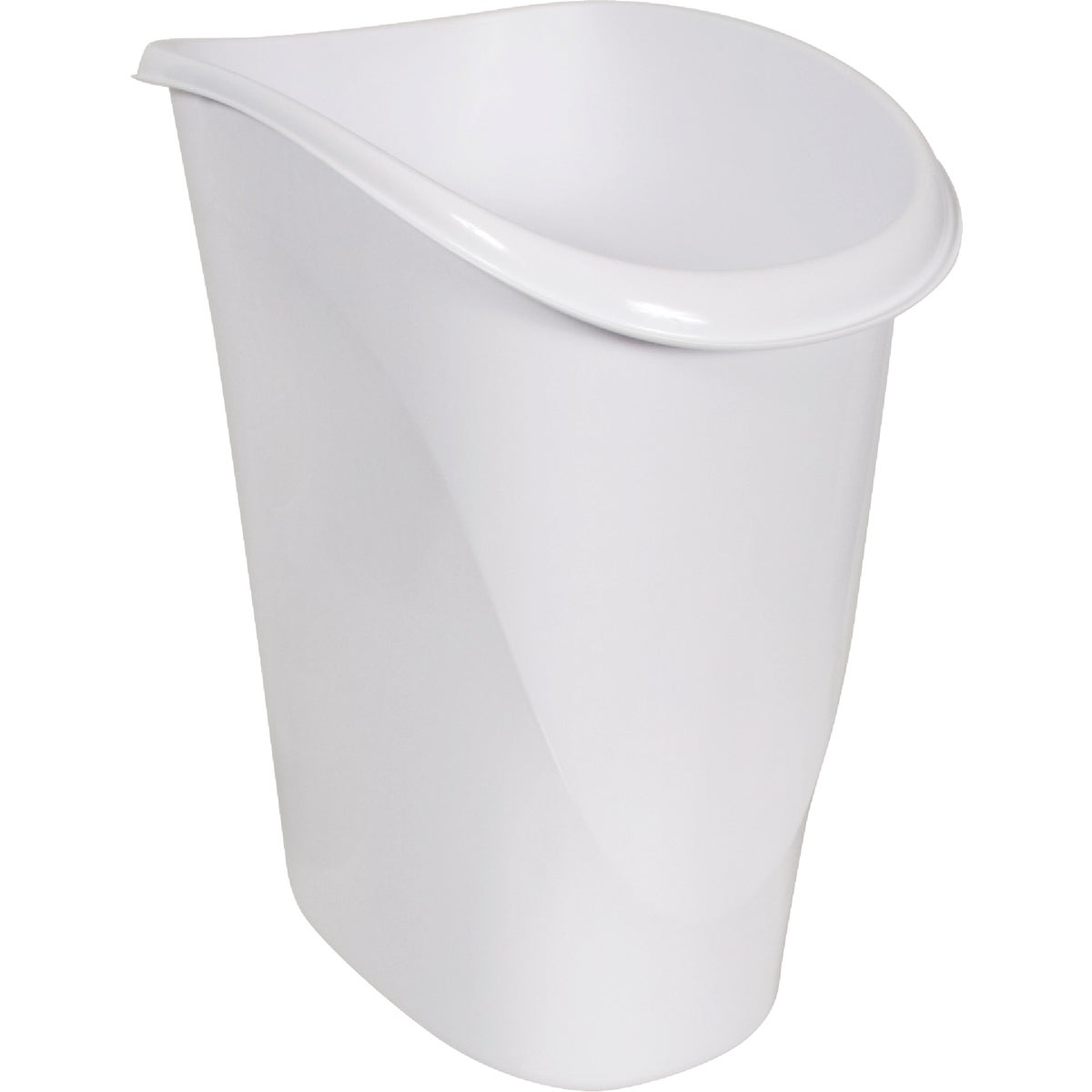 Hefty 24 Qt. White Wastebasket