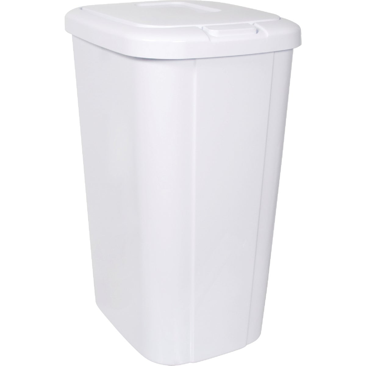 Hefty 53 Qt. White Wastebasket with Lid