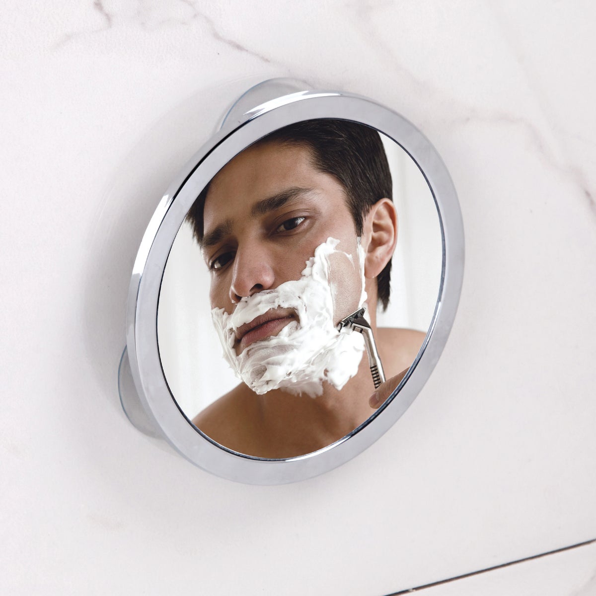 InterDesign Zia 5.75 In. Dia. Fog-Free Mirror