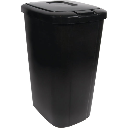 Hefty 53 Qt. Black Wastebasket with Lid