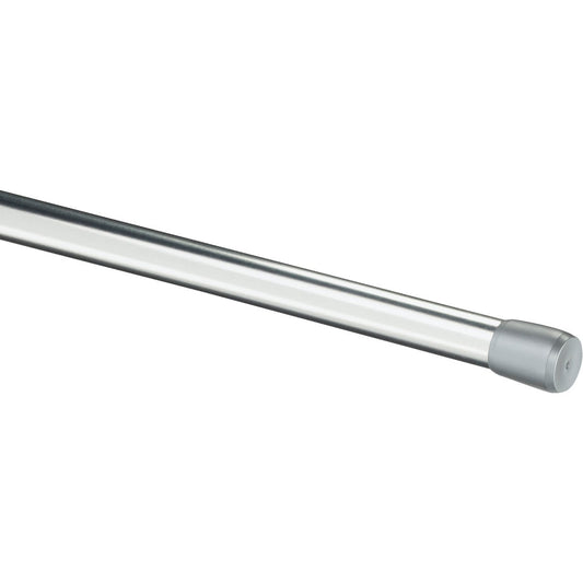 Kenney Carlisle 28 In. To 48 In. 5/8 In. Spring Tension Rod, Silver