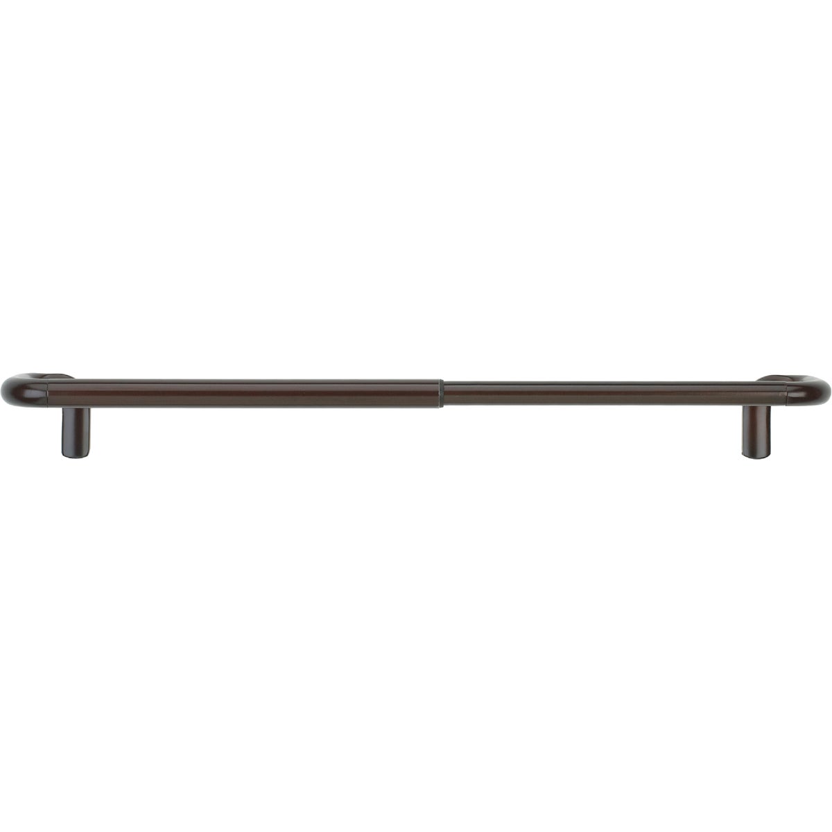 Umbra Twilight Wrap Around 28 In. To 48 In. 3/4 In. Single Curtain Rod, Auburn Bronze