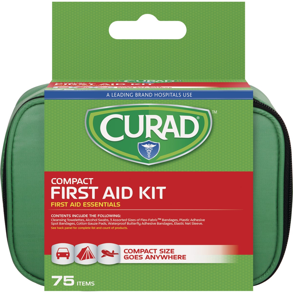 Curad Compact First Aid Kit (75-Piece)