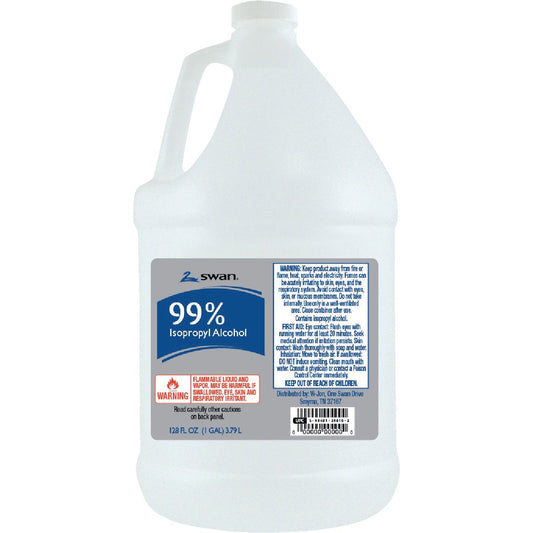 Swan 99% Isopropyl Rubbing Alcohol, 1 Gal