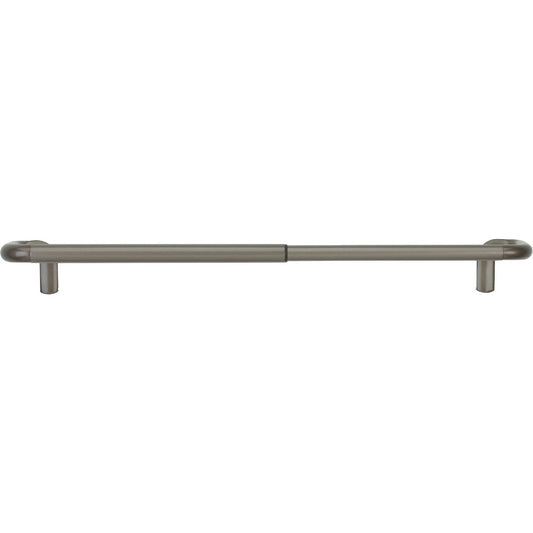 Umbra Twilight Wrap Around 88 In. To 144 In. 3/4 In. Single Curtain Rod, Nickel