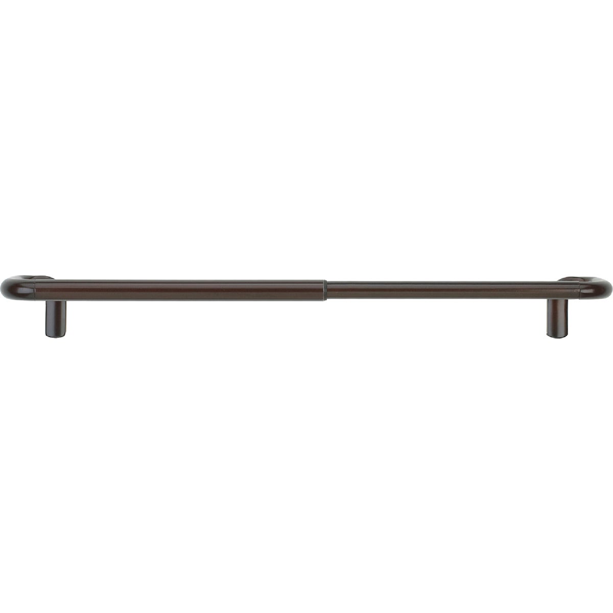 Umbra Twilight Wrap Around 88 In. To 144 In. 3/4 In. Single Curtain Rod, Auburn Bronze