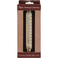 Taylor 7.5" L Anodized Aluminum Tube Indoor & Outdoor Thermometer