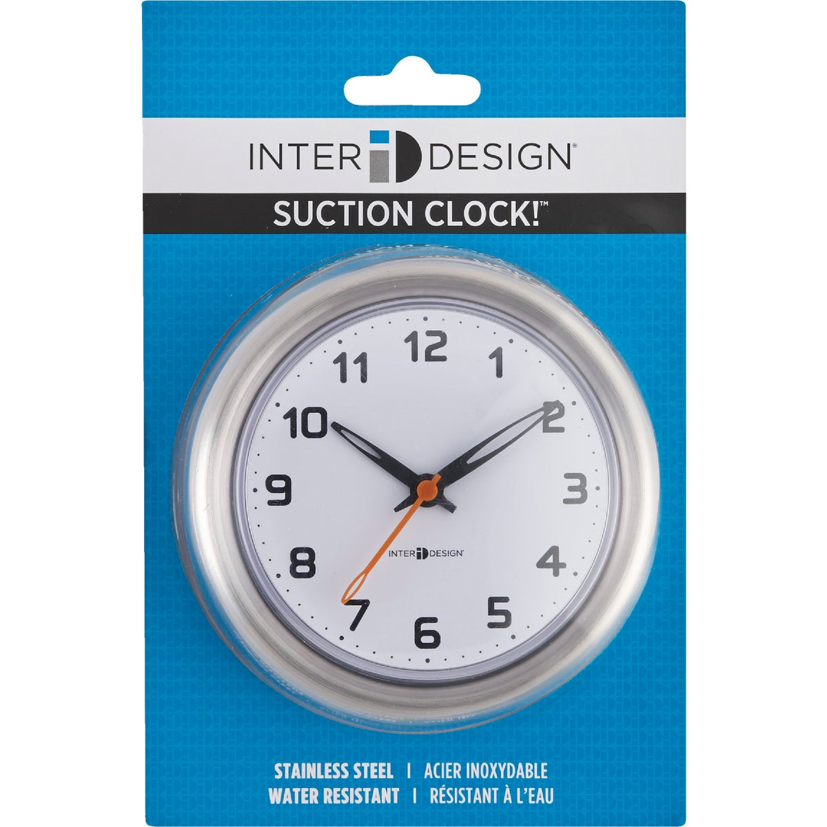 InterDesign Forma Suction Shower Wall Clock