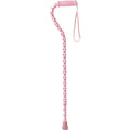 Medline Pink Aluminum Offset Handle Cane