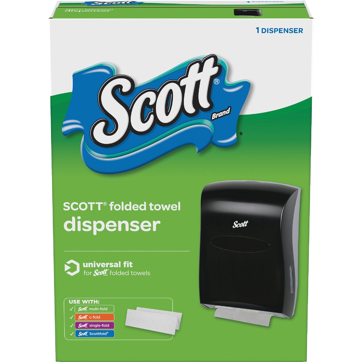 Kimberly Clark Scott Smoke Folded Paper Towel Dispenser