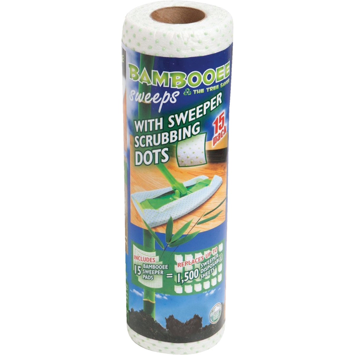 Bambooee Scrubbing Dots Sweeper Pad