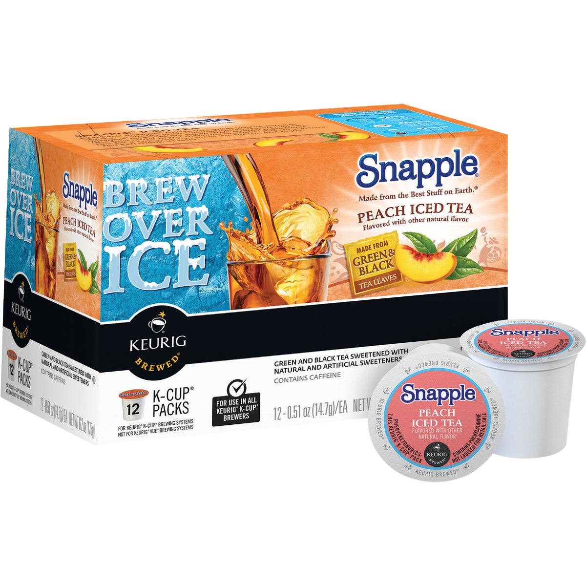Keurig Snapple Peach Iced Tea K-Cup (12-Pack)