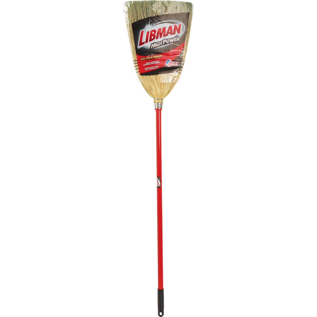 Libman 12.5 In. W. x 58 In. Steel Handle Corn Broom