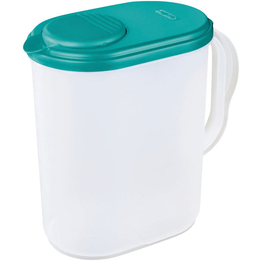 Sterilite UltraSeal 1 Gal. Frosted Plastic Pitcher with Pivot Top Spout