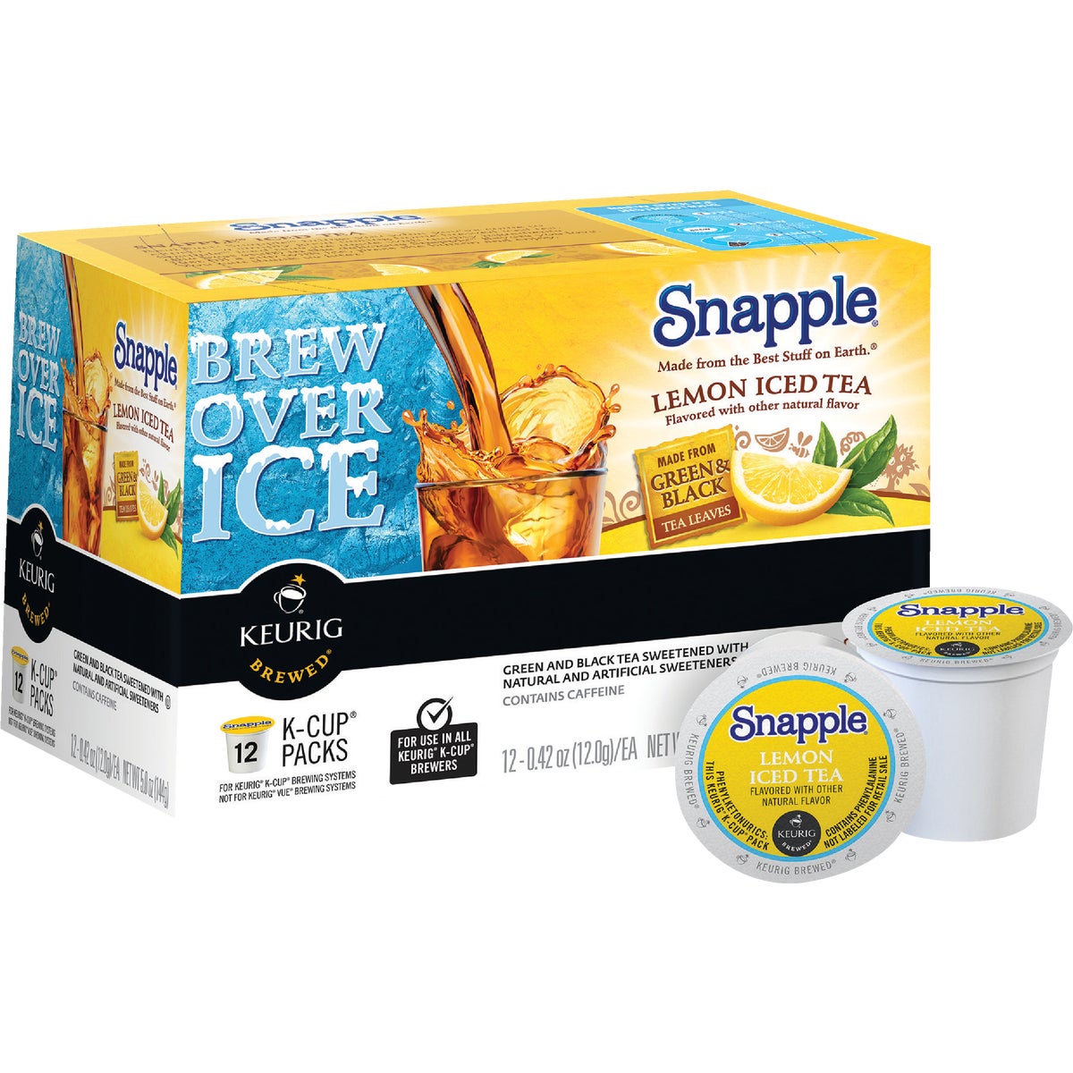 Keurig Snapple Lemon Iced Tea K-Cup (12-Pack)
