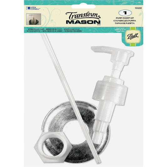 Loew-Cornell Transform Mason Jar Soap Pump Kit