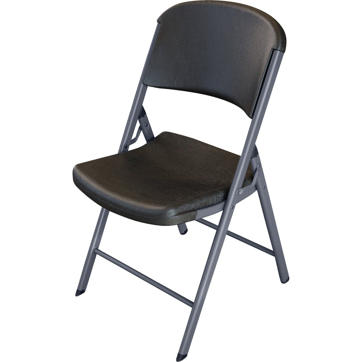 Lifetime Contoured Folding Chair, Black