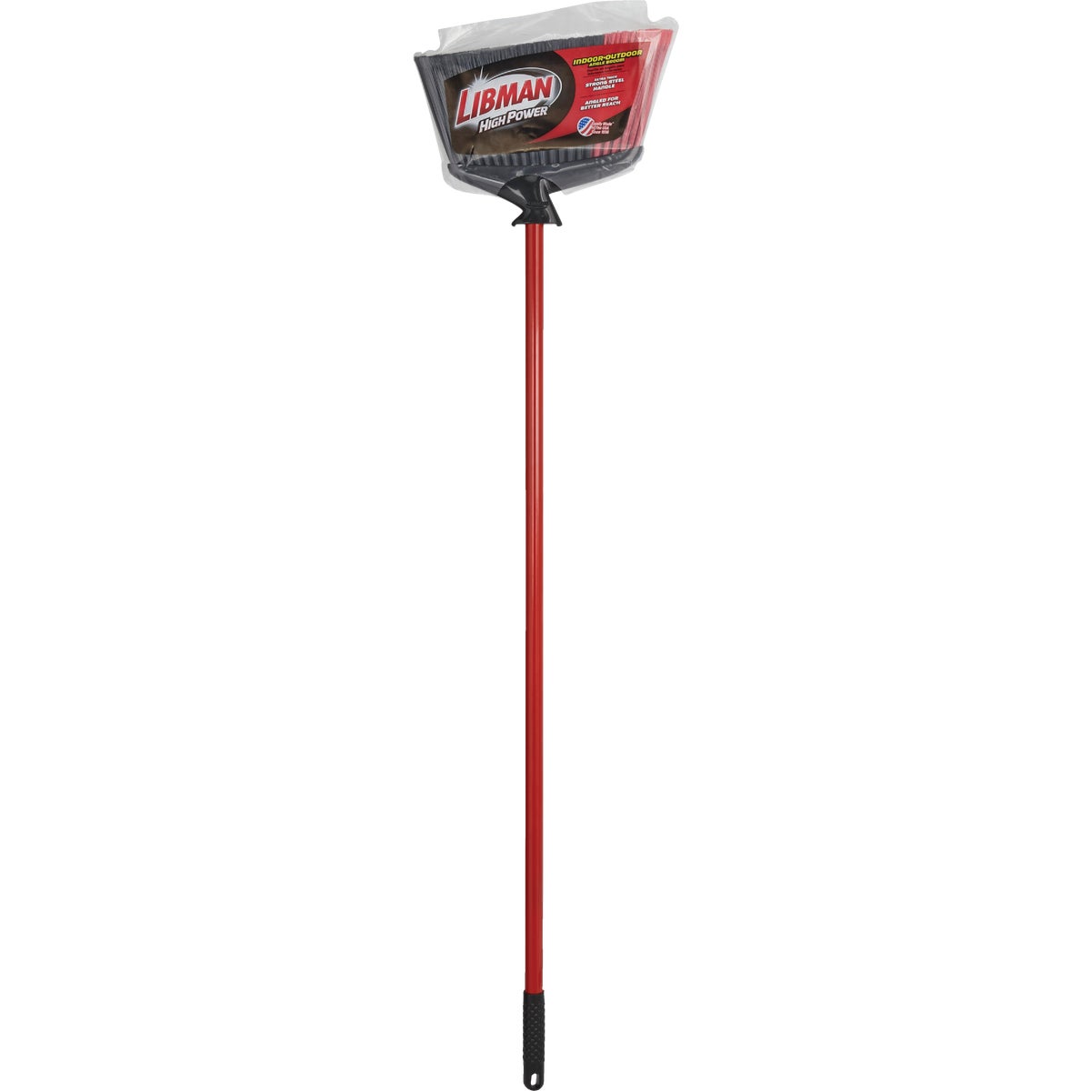 Libman 13 In. W. x 49 In. L. Steel Handle Angle Household Broom