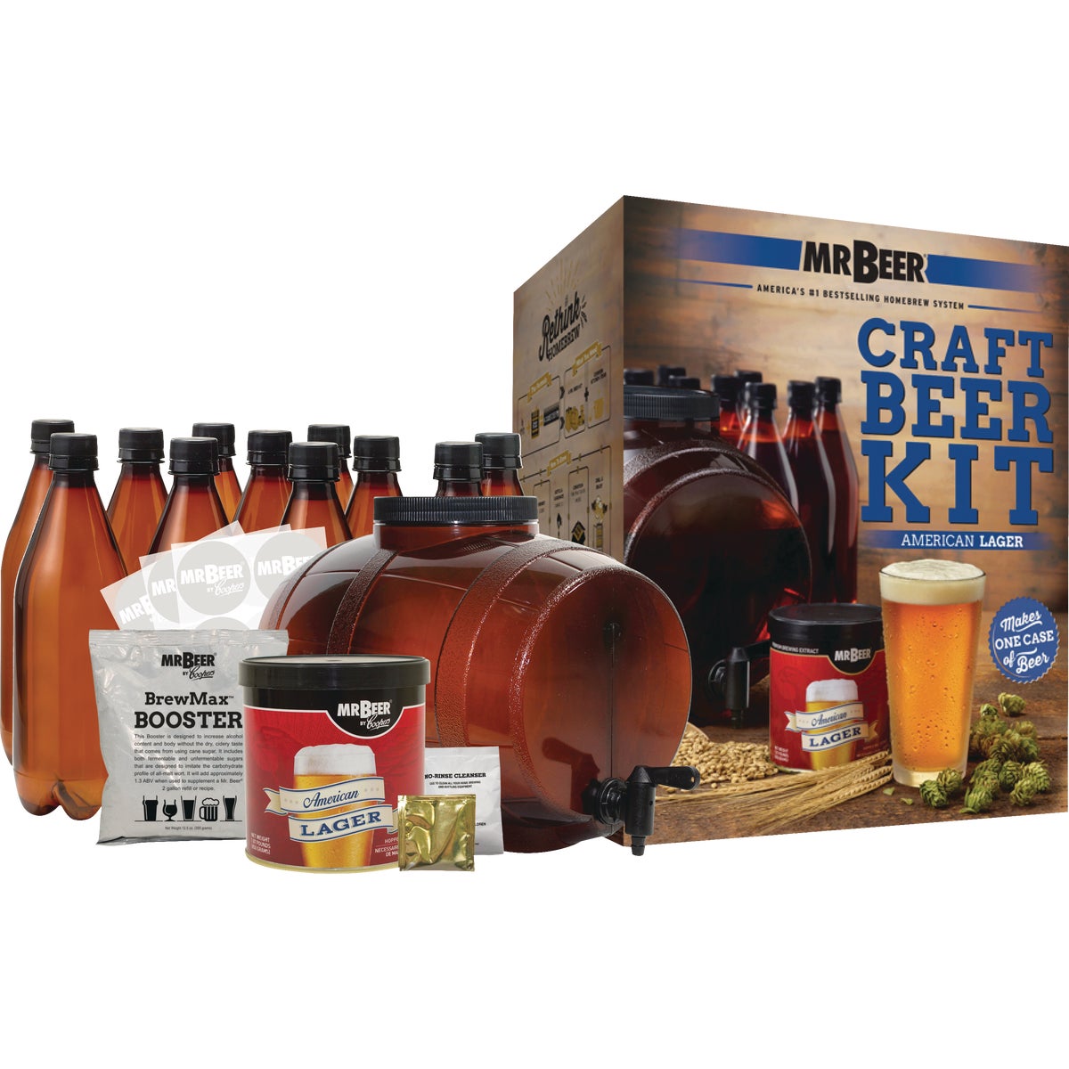 Mr. Beer American Lager Complete Beer Brewing Kit