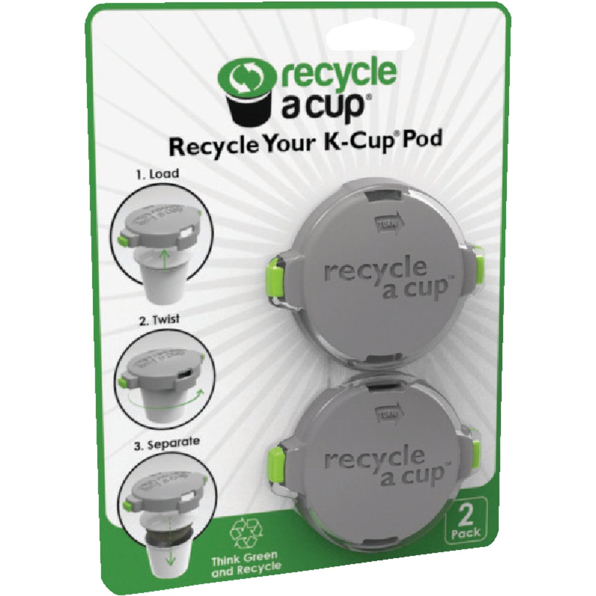 Recycle A Cup 2.125 In. Dia. Plastic K-Cup Pod Cutter (2-Pack)