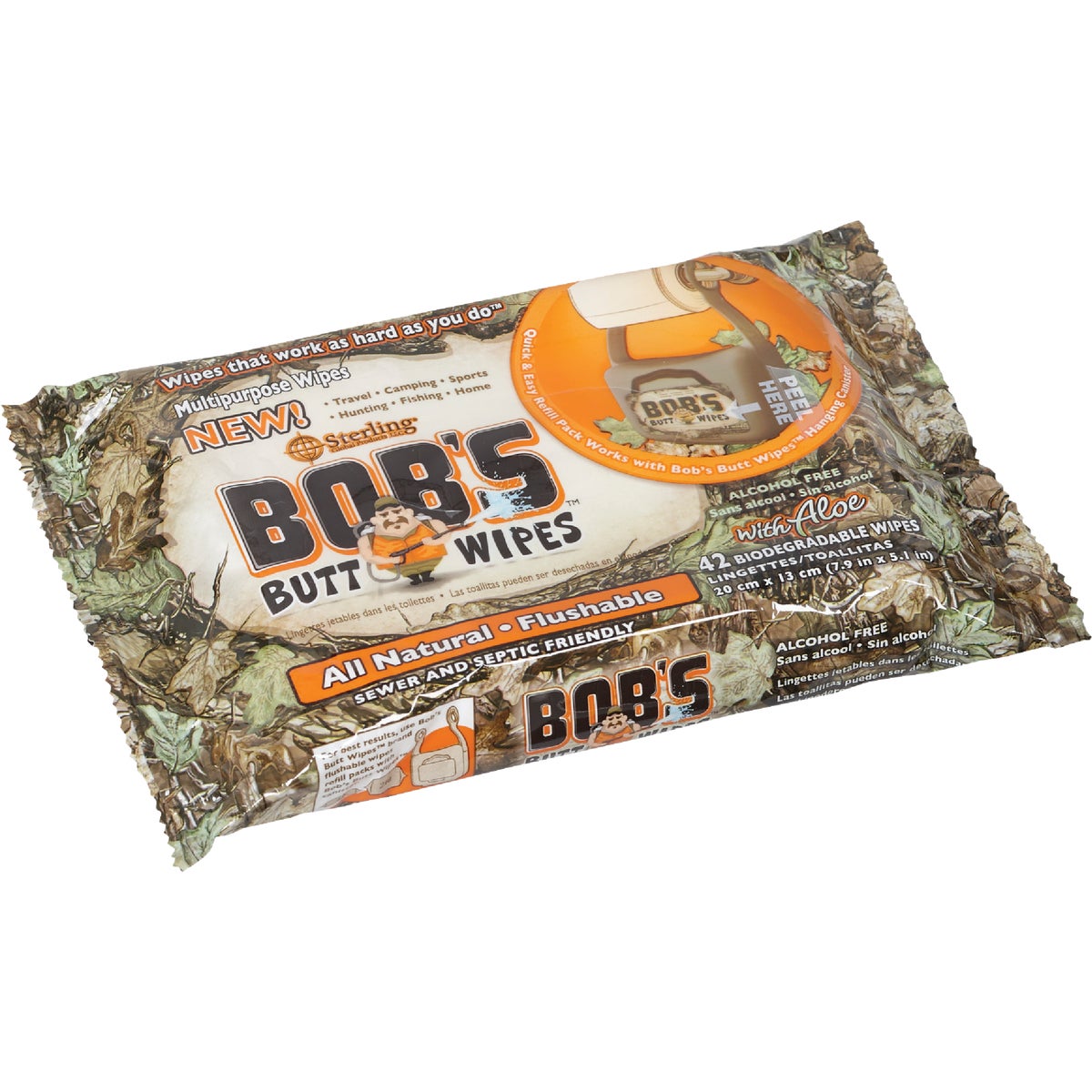 Sterling Bob's Butt Wipes (42-Count)