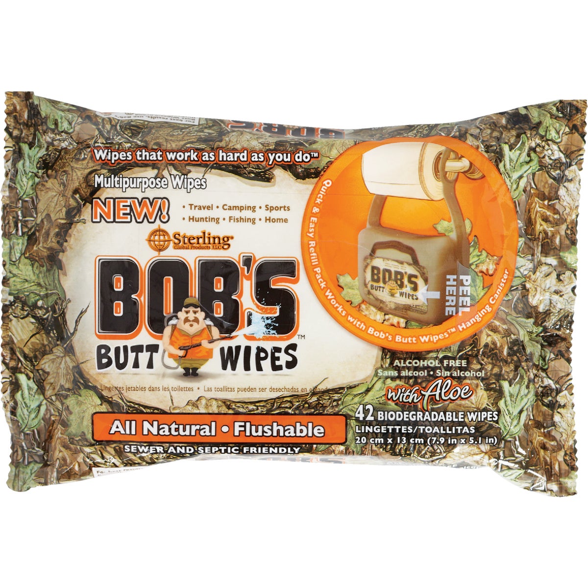 Sterling Bob's Butt Wipes (42-Count)