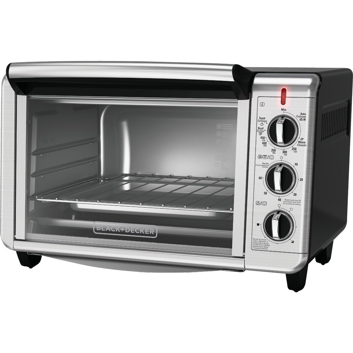 Black & Decker Dining In 6-Slice Stainless Steel Countertop Convection Oven