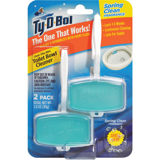 Ty-D-Bol Spring Clean Gel Automatic Toilet Bowl Cleaner (2-Pack)