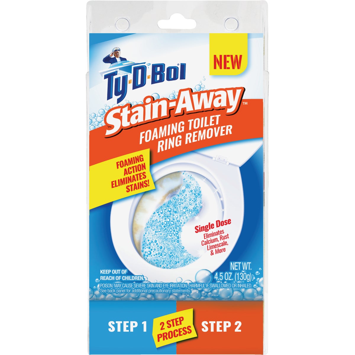 Ty-D-Bol Stain-Away Foaming Toilet Ring Remover