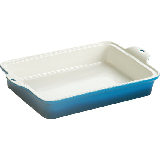 Lodge Stoneware 9 In. x 13 In. Blue Baking Pan