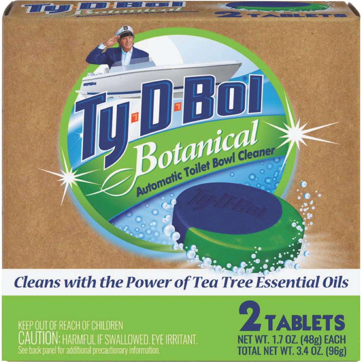 Ty-D-Bol Botanical Automatic Toilet Bowl Cleaning Tablets (2-Pack)