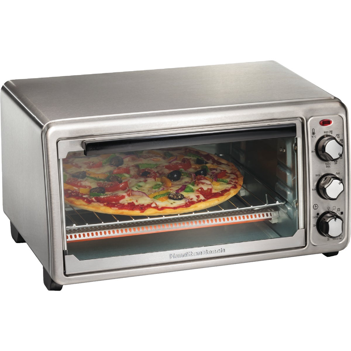 Hamilton Beach 6-Slice 4-Setting Stainless Steel Toaster Oven