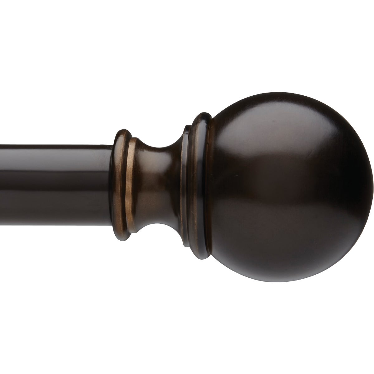 Umbra Bordeaux 28 In. To 48 In. 5/8 In. Single Curtain Rod, Bronze