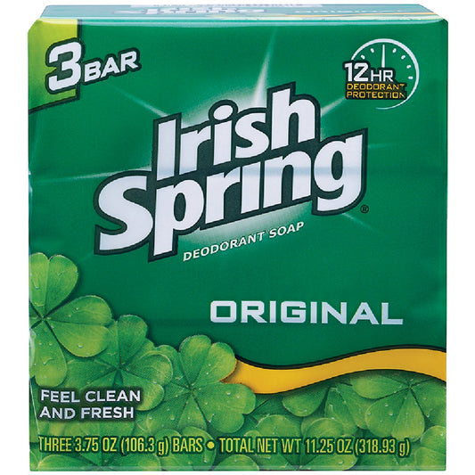 Irish Spring 4 Oz. Bar Soap, (3-Pack)