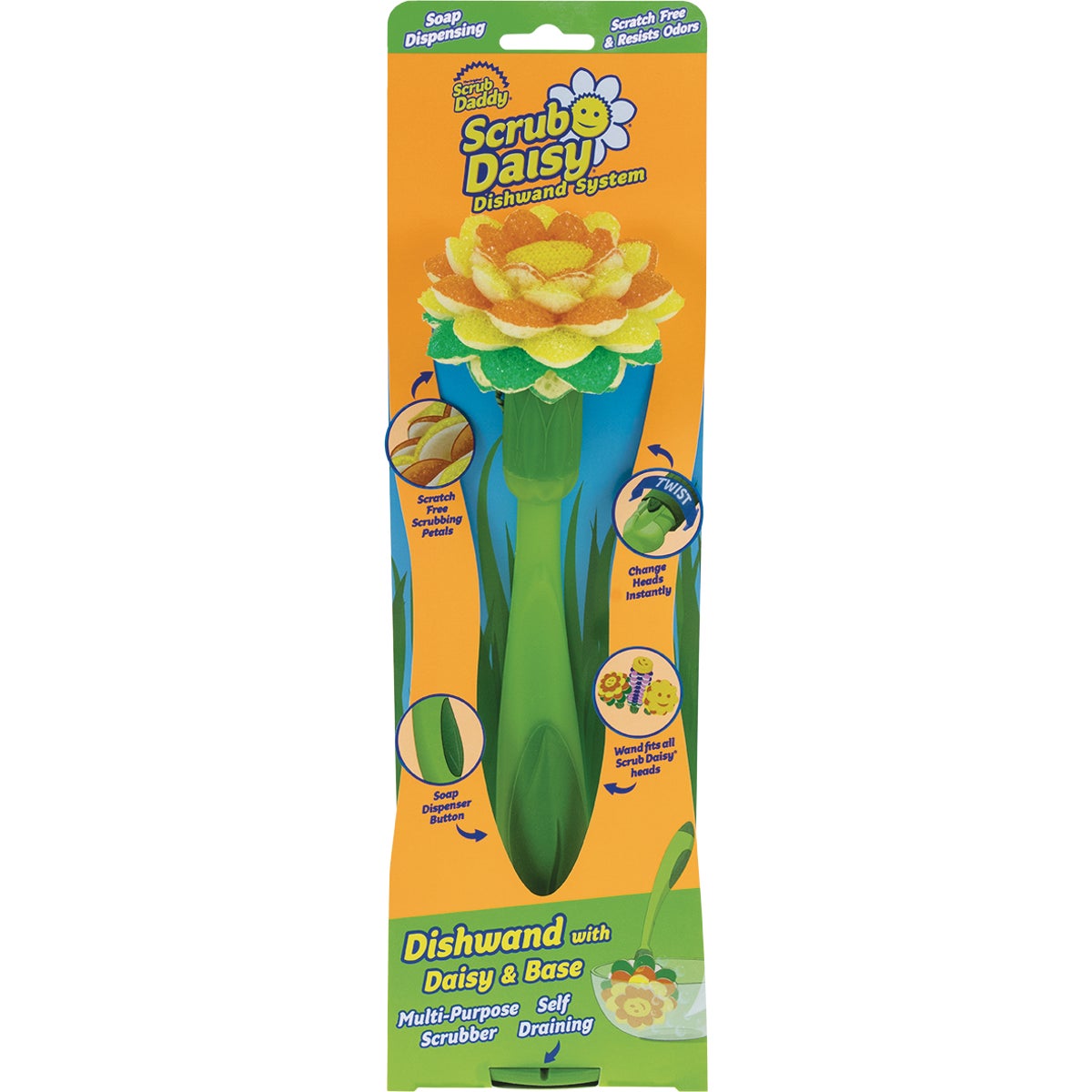 Scrub Daddy Scrub Daisy Dish Scrubber System